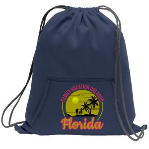 Family Vacation Orlando Florida Sweatshirt Cinch Pack Bag