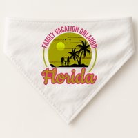 Family Vacation Orlando Florida USA-Made Doggie Bandana