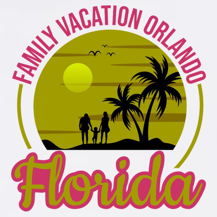 Family Vacation Orlando Florida USA-Made Doggie Bandana