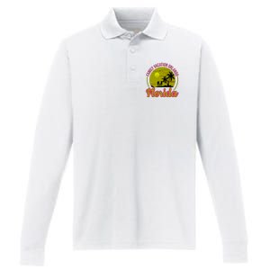 Family Vacation Orlando Florida Performance Long Sleeve Polo