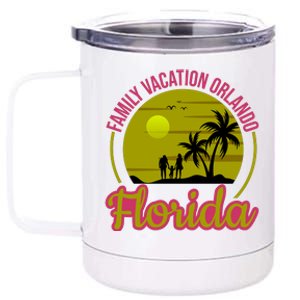 Family Vacation Orlando Florida 12 oz Stainless Steel Tumbler Cup