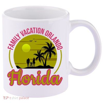 Family Vacation Orlando Florida 11oz C Handle Ceramic Mug