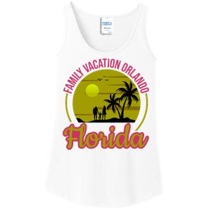 Family Vacation Orlando Florida Ladies Essential Tank