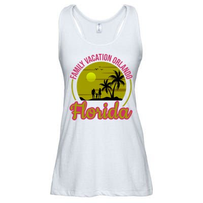 Family Vacation Orlando Florida Ladies Essential Flowy Tank