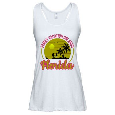 Family Vacation Orlando Florida Ladies Essential Flowy Tank