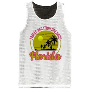 Family Vacation Orlando Florida Mesh Reversible Basketball Jersey Tank