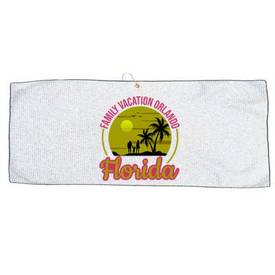 Family Vacation Orlando Florida Large Microfiber Waffle Golf Towel