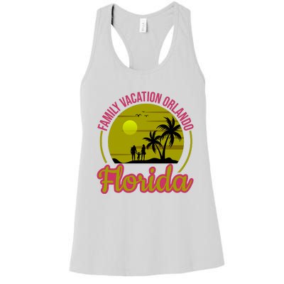 Family Vacation Orlando Florida Women's Racerback Tank