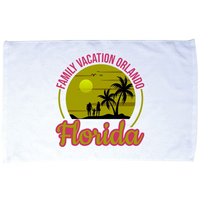 Family Vacation Orlando Florida Microfiber Hand Towel