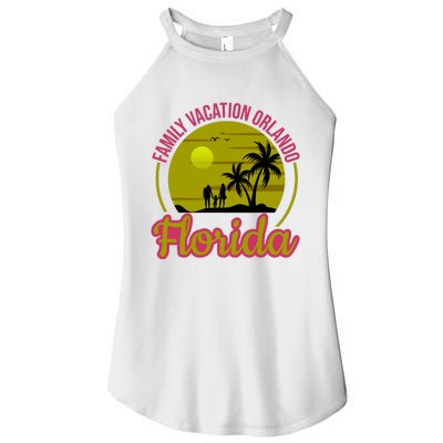 Family Vacation Orlando Florida Women’s Perfect Tri Rocker Tank