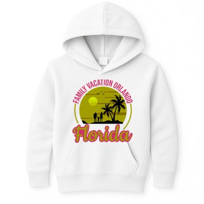 Family Vacation Orlando Florida Kids Hoodie