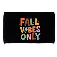 Fall Vibes Only Casual Autumn Halloween Graphic Microfiber Hand Towel