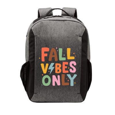 Fall Vibes Only Casual Autumn Halloween Graphic Vector Backpack