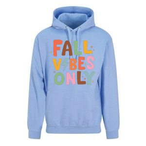 Fall Vibes Only Casual Autumn Halloween Graphic Unisex Surf Hoodie