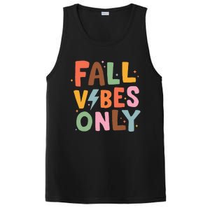 Fall Vibes Only Casual Autumn Halloween Graphic PosiCharge Competitor Tank