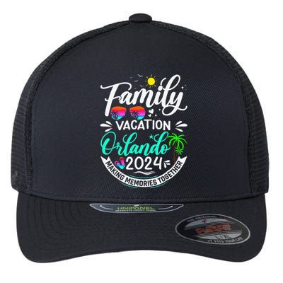 Family Vacation Orlando 2024 Family Trip Florida Matching Flexfit Unipanel Trucker Cap