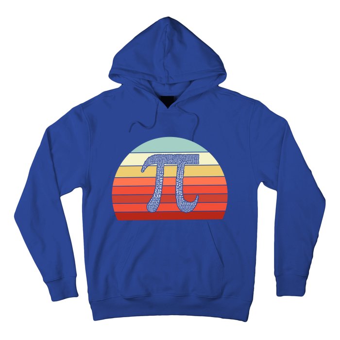 Funny Vintage Pi Day Math Enthusiasts Gift Hoodie