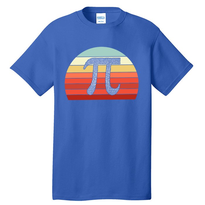 Funny Vintage Pi Day Math Enthusiasts Gift Tall T-Shirt