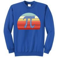 Funny Vintage Pi Day Math Enthusiasts Gift Tall Sweatshirt