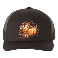 Fall Vintage Pumpkin Autumn Graphic Thanksgiving Yupoong Adult 5-Panel Trucker Hat