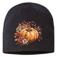 Fall Vintage Pumpkin Autumn Graphic Thanksgiving Sustainable Beanie