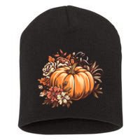 Fall Vintage Pumpkin Autumn Graphic Thanksgiving Short Acrylic Beanie