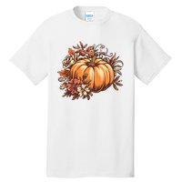 Fall Vintage Pumpkin Autumn Graphic Thanksgiving Tall T-Shirt