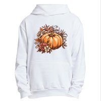 Fall Vintage Pumpkin Autumn Graphic Thanksgiving Urban Pullover Hoodie