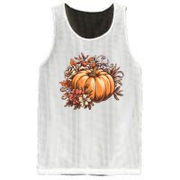 Fall Vintage Pumpkin Autumn Graphic Thanksgiving Mesh Reversible Basketball Jersey Tank