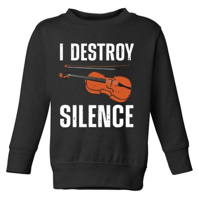 Funny Violin Player Art For Men Women Kids Fiddle Violinist Toddler Sweatshirt