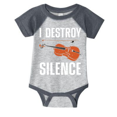 Funny Violin Player Art For Men Women Kids Fiddle Violinist Infant Baby Jersey Bodysuit