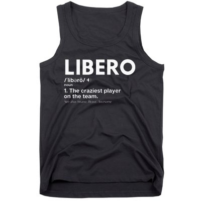 Funny Volleyball Players Libero Tank Top