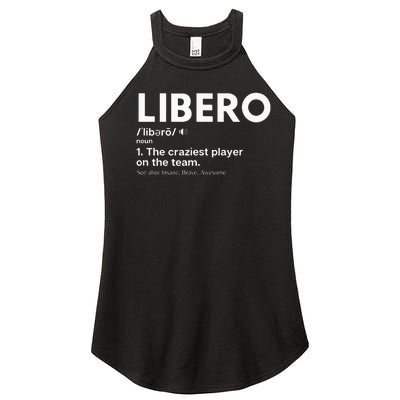 Funny Volleyball Players Libero Women’s Perfect Tri Rocker Tank