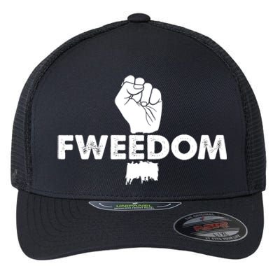 Fweedom Vice President Kamala Harris Freedom Activist Gift Flexfit Unipanel Trucker Cap