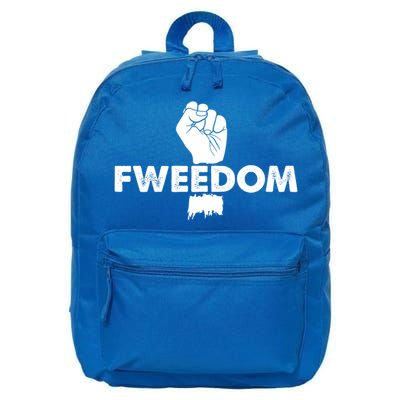 Fweedom Vice President Kamala Harris Freedom Activist Gift 16 in Basic Backpack