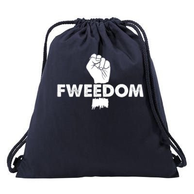 Fweedom Vice President Kamala Harris Freedom Activist Gift Drawstring Bag