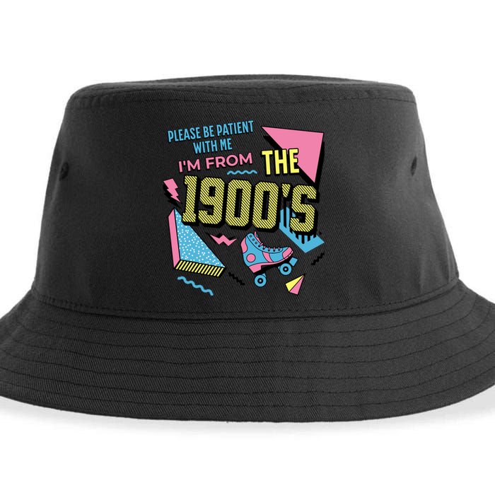 Funny Vintage Please Be Patient With Me IM From The 1900S Sustainable Bucket Hat