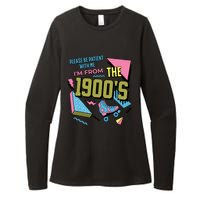 Funny Vintage Please Be Patient With Me IM From The 1900S Womens CVC Long Sleeve Shirt