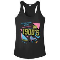 Funny Vintage Please Be Patient With Me IM From The 1900S Ladies PosiCharge Competitor Racerback Tank