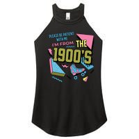 Funny Vintage Please Be Patient With Me IM From The 1900S Women's Perfect Tri Rocker Tank