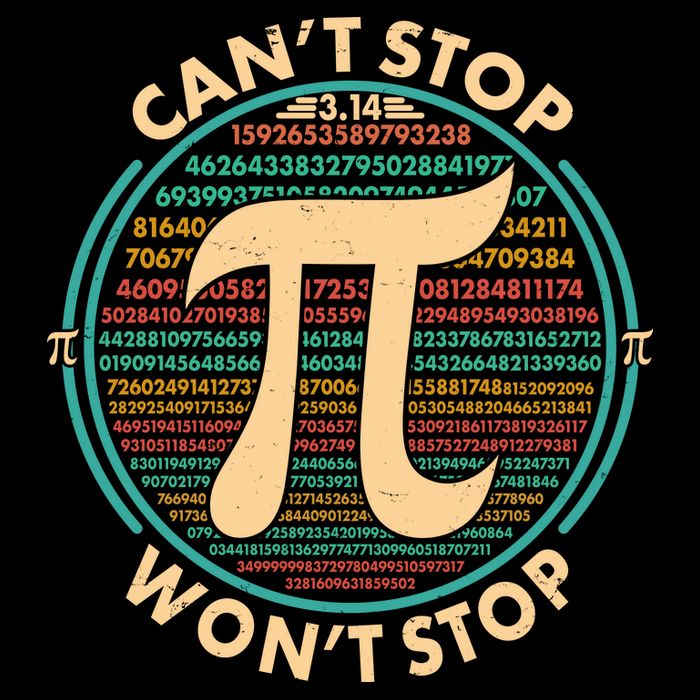 Funny Vintage Pi 3.14 Can't Stop Won't Stop Backpack