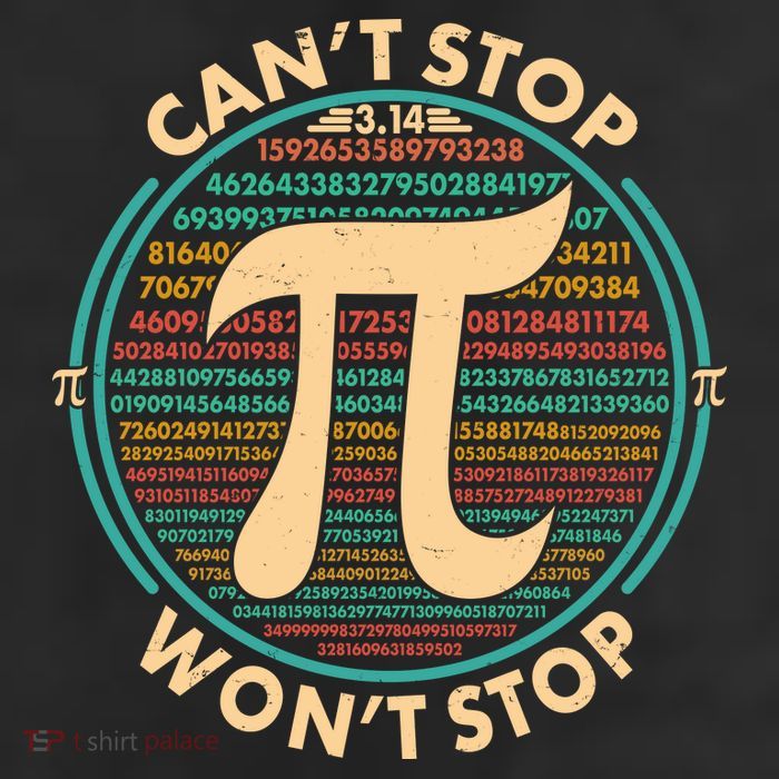Funny Vintage Pi 3.14 Can't Stop Won't Stop Beanie