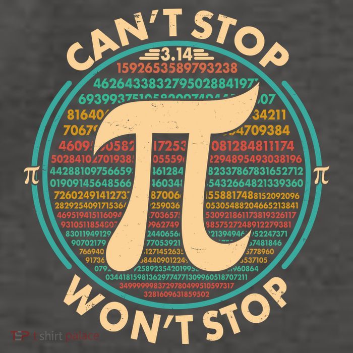 Funny Vintage Pi 3.14 Can't Stop Won't Stop Vector Backpack
