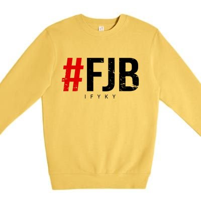 F.J.B Vintage Pro American IFYKY FJB F Biden Premium Crewneck Sweatshirt