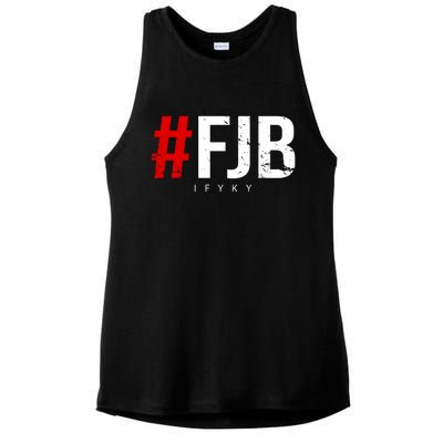 F.J.B Vintage Pro American IFYKY FJB F Biden Ladies PosiCharge Tri-Blend Wicking Tank