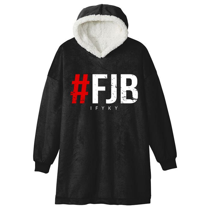 F.J.B Vintage Pro American IFYKY FJB F Biden Hooded Wearable Blanket