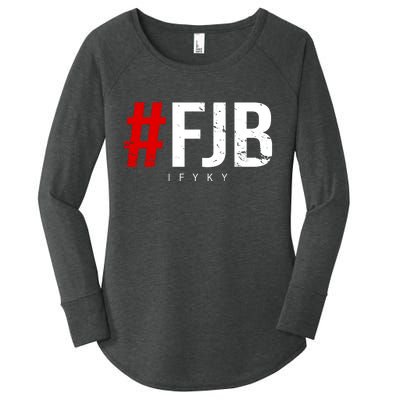 F.J.B Vintage Pro American IFYKY FJB F Biden Women's Perfect Tri Tunic Long Sleeve Shirt