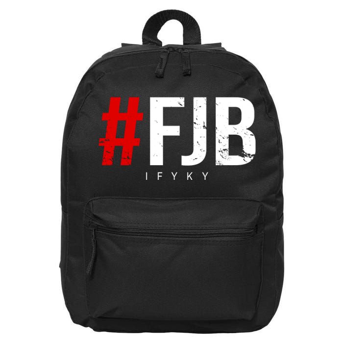 F.J.B Vintage Pro American IFYKY FJB F Biden 16 in Basic Backpack