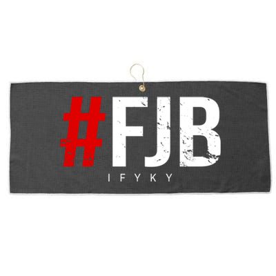 F.J.B Vintage Pro American IFYKY FJB F Biden Large Microfiber Waffle Golf Towel