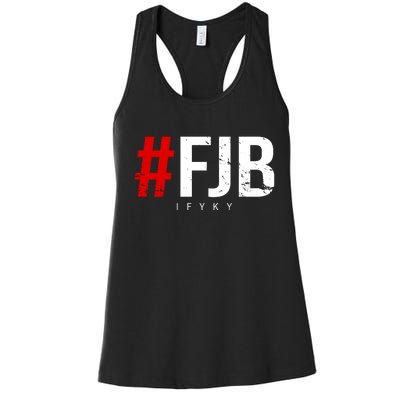 F.J.B Vintage Pro American IFYKY FJB F Biden Women's Racerback Tank